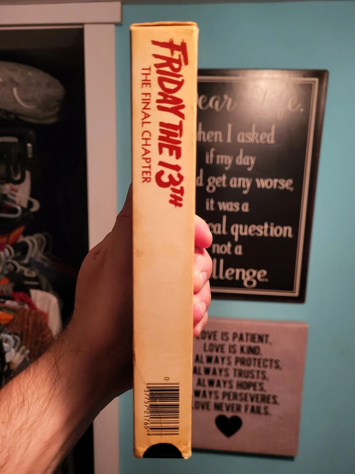 Friday The 13th The Final Chapter VHS (1984) Paramount 1988 Release  - Image 4 of 4