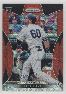 2019 Panini Prizm Red Mojo Prizm 85/299 Jake Cave #2 Rookie RC 1s8