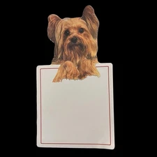 Hallmark Memo Note Pad Yorkie Yorkshire Terrier 65 Sheets
