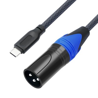 USB C to XLR Cable,Upgrade 13 FT XLR Male to USB C Converter Adapter,USB Type...