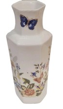 Aynsley Vase.  Cottage garden pattern. Fine bone china . VGC