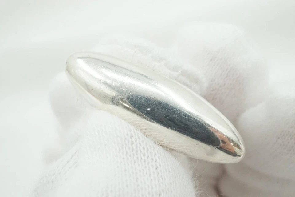 Orecchini A Goccia Ovali GUCCI Accessori Argento SV925 4395j - Immagine 4 di 4