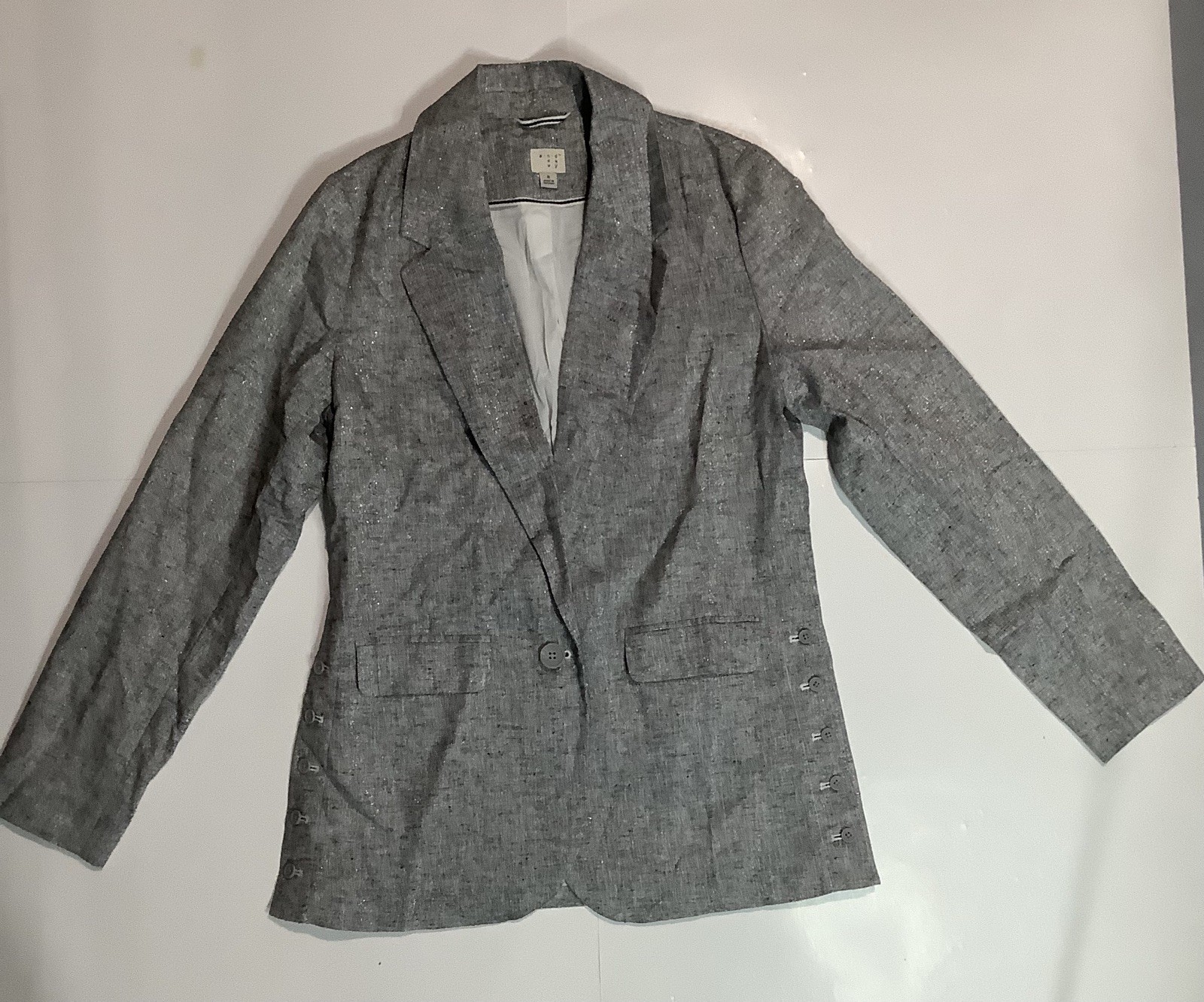 A New Day silver sparkle button in front Pockets … - image 1