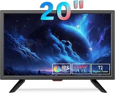 20-Zoll-Fernseher KCR TV-20 DVB-T2 HEVC 12 V 230 V IPS-Monitor für das Auto