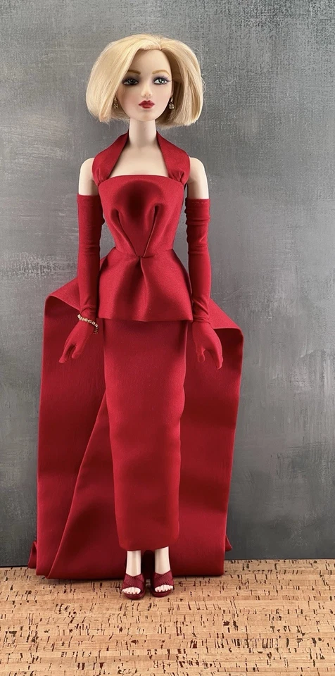 ÚNICO Personalizado De Colección Rescate en Rojo Muñeca Gene Marshall repintar/restyle doblar rodilla Foto 3 de 4