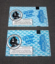 2 Universal Studios Florida USF Studios Pass Non Expiration Unused 1 Day Tickets