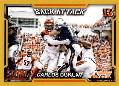 Carlos Dunlap - 2016 Score #2 Sack Attack Gold