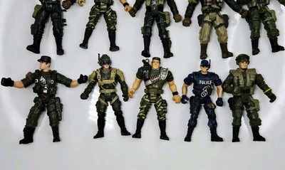 Lot Of Chap Mei Soldier Action Figures , Police Officers And