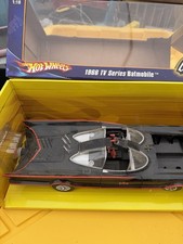 NIB MINT!  Mattel Hot Wheels 1966 TV Series Batmobile 1:18