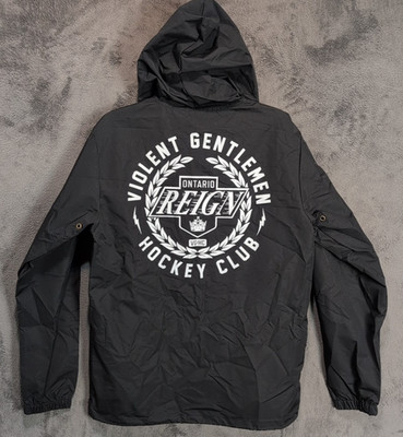 Violent Gentlemen Hockey Jacket Adult Large ONTARIO REIGN VG Raincoat Mens