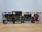Funko Pop Star Wars Lot Of 4. #343 #157 Darth Vader #08 Boba Fett #581 Krrsantan