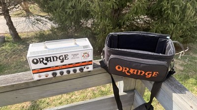Orange Terror Bass 1000 Hybrid Head Bass Guitar Amplifier with Carry Bag