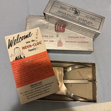 Vintage Neva-Clog J-60 Stapler -- Made in USA