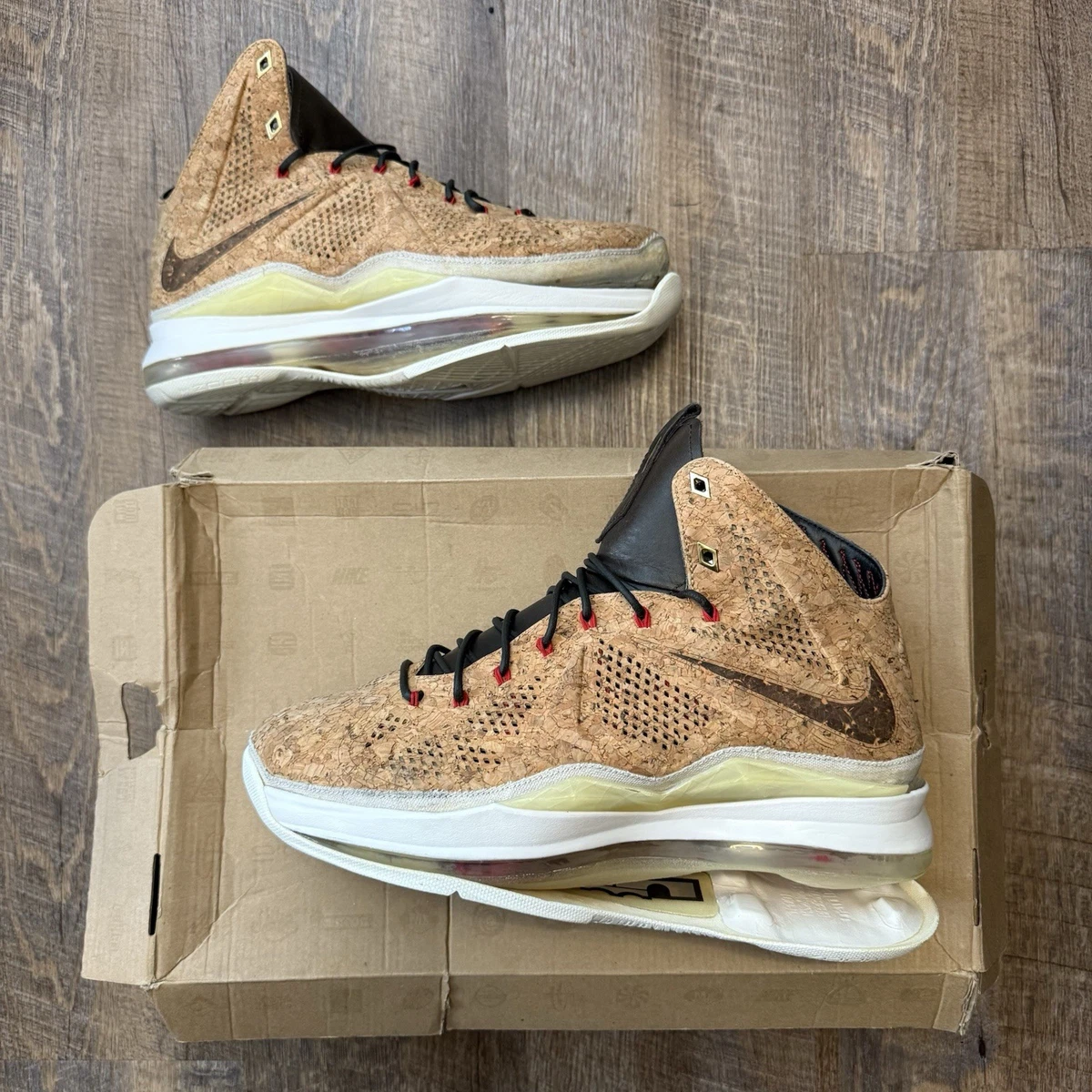 Nike LeBron 10 EXT QS Cork for Sale | Authenticity Guaranteed | eBay