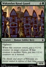 Wakandan Royal Guard 195 Common Marvel Super Heroes Magic: The Gathering NM