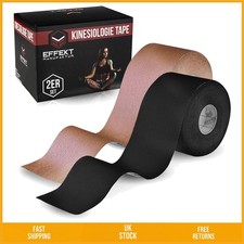 Waterproof Kinesiology Sports Tape Elastic Physio Roll 5cm x 5m 2 PK 3.20 per metre