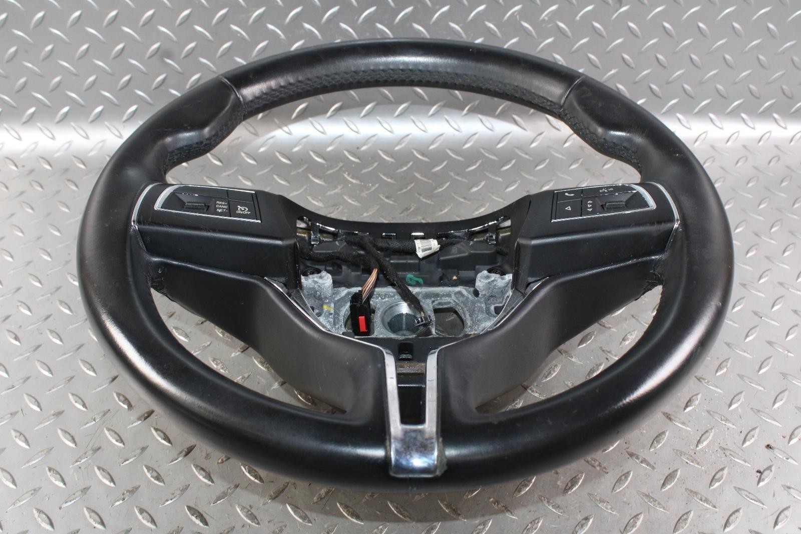 14-20 Ghibli Black Leather Driver Column Steering Wheel Assembly OEM Factory WTY