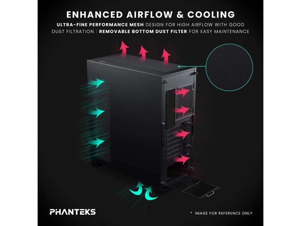 Phanteks NV5S, Showcase Mid-Tower ATX Chassis, High Airflow Performance, Integra - Image 3 of 4