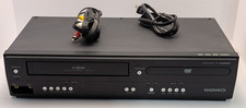 Magnavox VCR Recorder DVD VHS Player Combo DV220MW9 Black TESTED READ No Remote