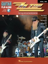 ZZ Top: Guitar Play-Along Vol 99 2009, Paperback, CD, Tab, Hal Leonard
