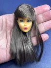 Vintage 1966 JAPAN Twist N Turn (TNT) brunette Barbie doll head (Needs TLC)
