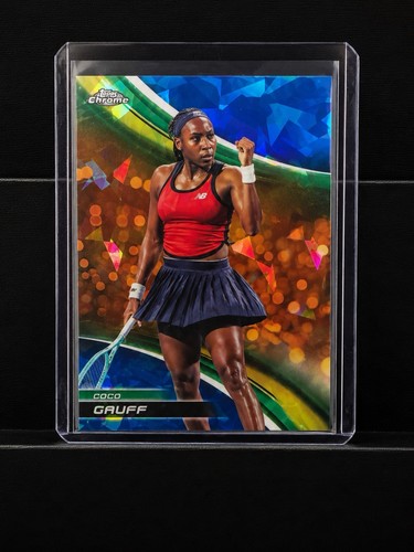 Coco Gauff #200 2025 Topps Chrome Sapphire card