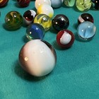  Vintage Marbles - Marble Lot - Mixed Designs - Over 80 Marbles With Jar  — photo 4
