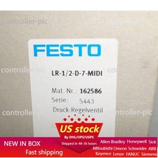 US FREE TAX New FESTO LR-1/2-D-7-MIDI 162586 Pressure Regulator