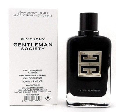 GIVENCHY GENTLEMAN SOCIETY AMBREE EAU DE PARFUM 100ML  New *Tester* $167 Value