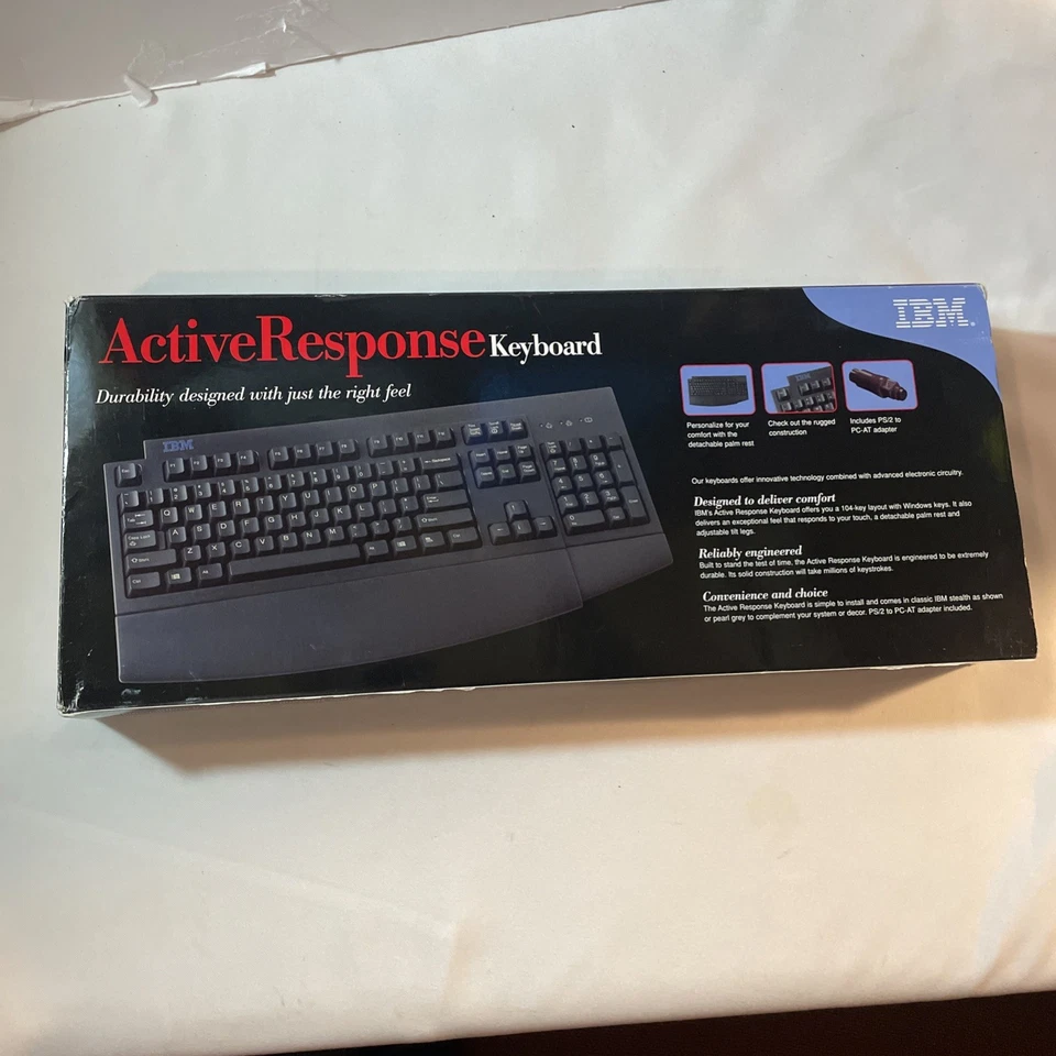IBM 09N5544 Active Response Keyboard Rugged W 10 Mil Strokes Tested/ Key PS2 NIB - Image 3 of 4