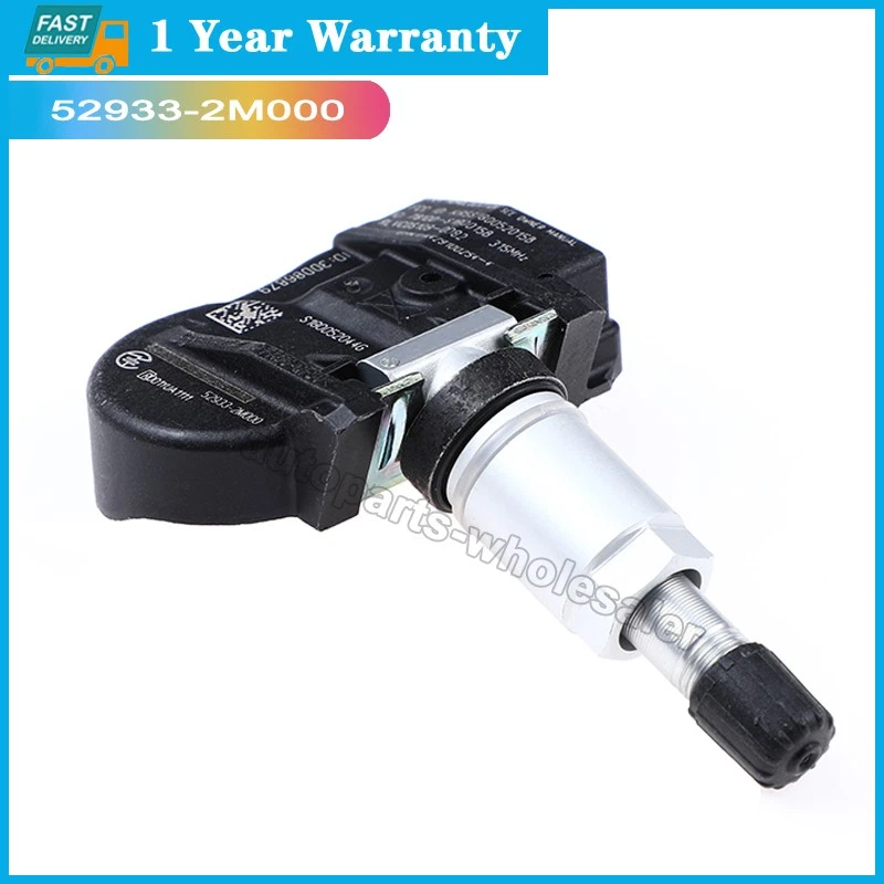 Juego 4 sensores de neumáticos 52933-2M000 TPMS para Kia Forte Optima Sorento Soul 2010-2013 Foto 4 de 4