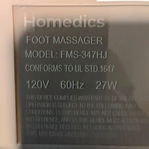 Homedics Shiatsu + Air 4.0 Foot Massager with Heat Massage FMS-347HJ - Picture 4 of 4