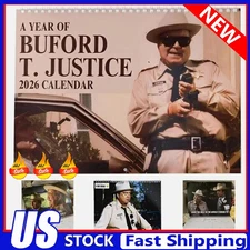 Sheriff Buford T. Justice Wall Calendar 2026, Smokey and The Bandit Calendar TL