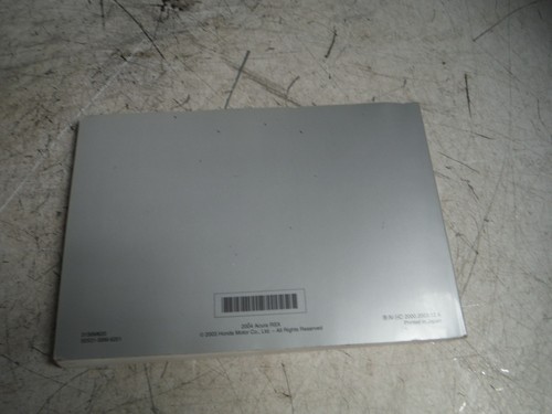 2004 Acura RSX Owner's Manual Handbook Guide Set w/ Sleeve Case OEM 2002-2006 - Picture 10 of 15