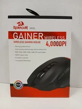 Redragon M656 Gainer Wireless Gaming Mouse, Black