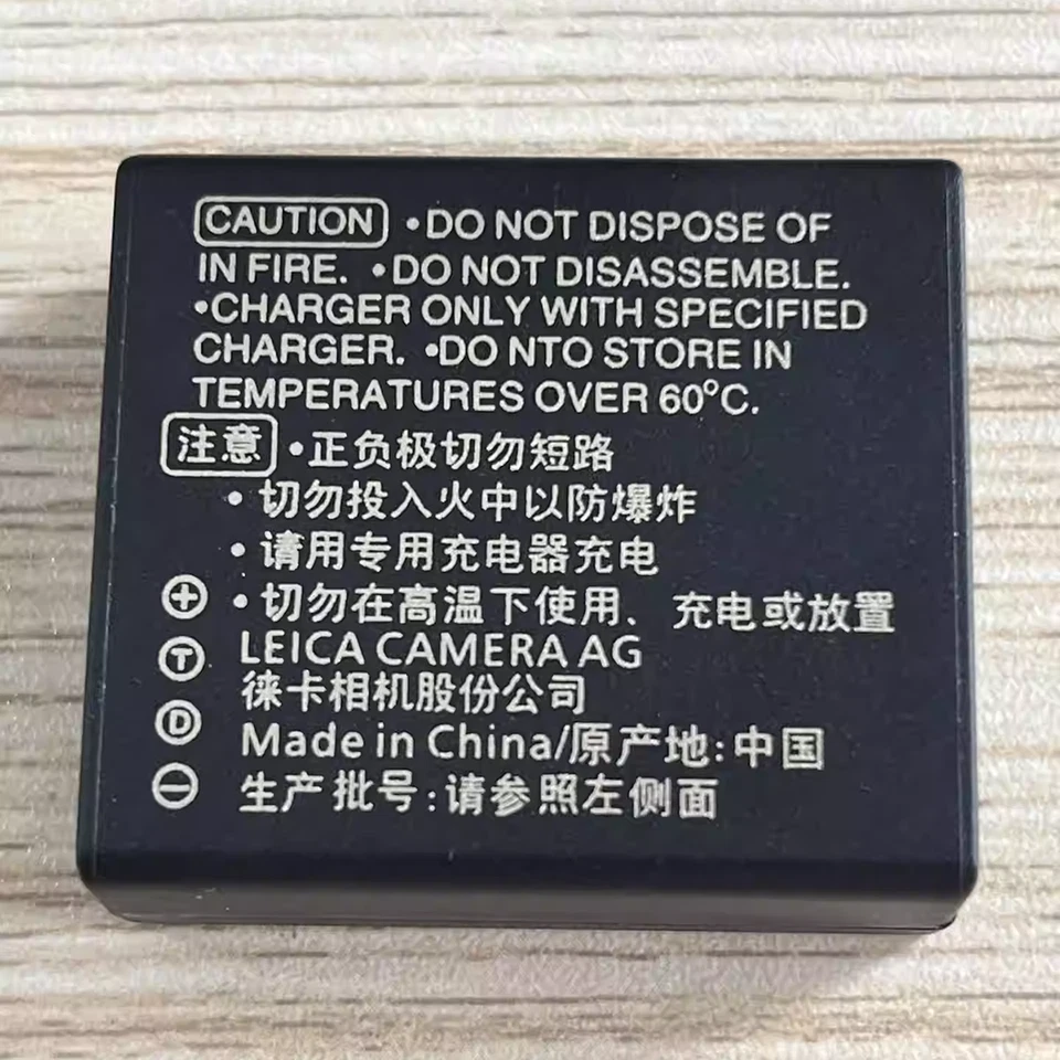 1шт Leica BP-DC15-E аккумулятор для Leica C-Lux D-Lux7 D-LUX typ109 камеры - Изображение 2 из 4