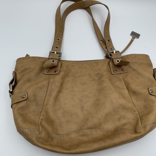 Nuovedive Purse Pebble Leather Shoulder Bag Tan Beige - Picture 4 of 18