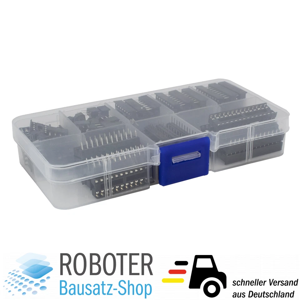 DIP IC Sockel Sortiment 66 Stück DIP6/8/14/16/18/20/24/28 - Bild 3 von 4