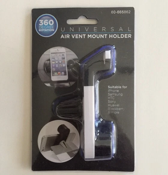 Iphone Galaxy s Universal Cellphone GPS Holder Car Air Vent Grill Mount Clip E58 - Image 4 of 4