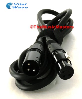 6ft XLR Microphone Mic Cable HQ Extension Amplified Powered Speaker Wire VWLTW
