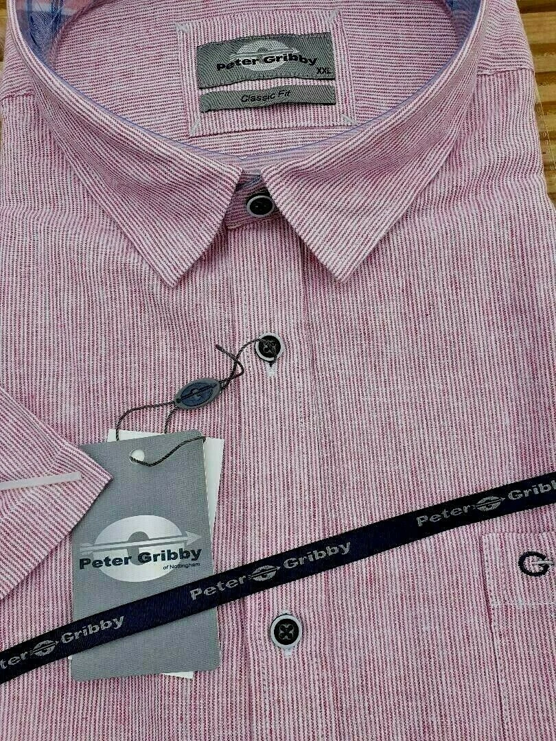 PETER GRIBBY COTTON/LINEN PINK STRIPE SHORT SLEEVE SHIRT 2XL3XL4XL5XL6XL7XL8XL
Opens in a new window