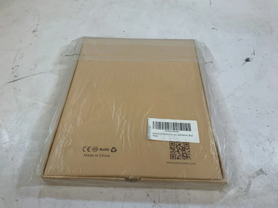 Jisoncase JS-ID6-04A10 Funda Cuero Negro para Apple iPad Air, Air 2 (N6D*) Foto 3 de 4