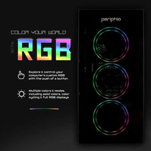 Custom Desktop Periphio Hydra Intel i5 32GB 240GB SSD 1TB Nvidia GTX1650 1TB USB - Image 3 of 4