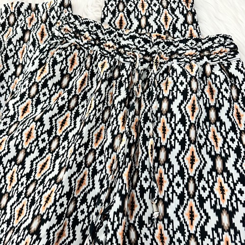 Zara Basic girls L geo pattern lounge pants elastic waist - Picture 2 of 12