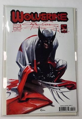 WOLVERINE #41 CLAYTON CRAIN TRADE CANADA FLAG VARIANT - SNIKT SIGNATURE W/COA