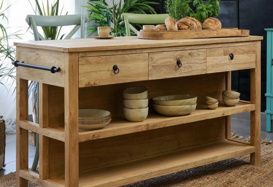 Solid wood 2024 kitchen furniture