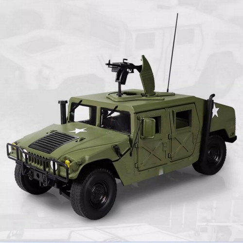 New 24cm Diecast Alloy 1/18 For Hummer Hmmwv Battlefield Vehicle Model - Picture 10 of 17