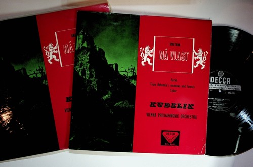 1959 Smetana Kubelik Ma Vlast Decca SXL2064 & 2065 ED1 WBG Vinyl 2-LP Record VG+