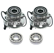 Front & Rear Wheel Bearings & Hubs Kit Timken For Chevrolet Astro GMC Safari AWD