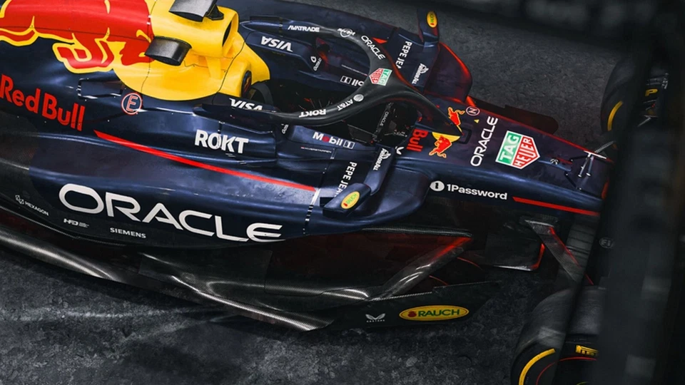 Hoja de pegatinas de vinilo transparente Red Bull Oracle Racing F1 2025 RB21 RC escala 1/8 Foto 4 de 4